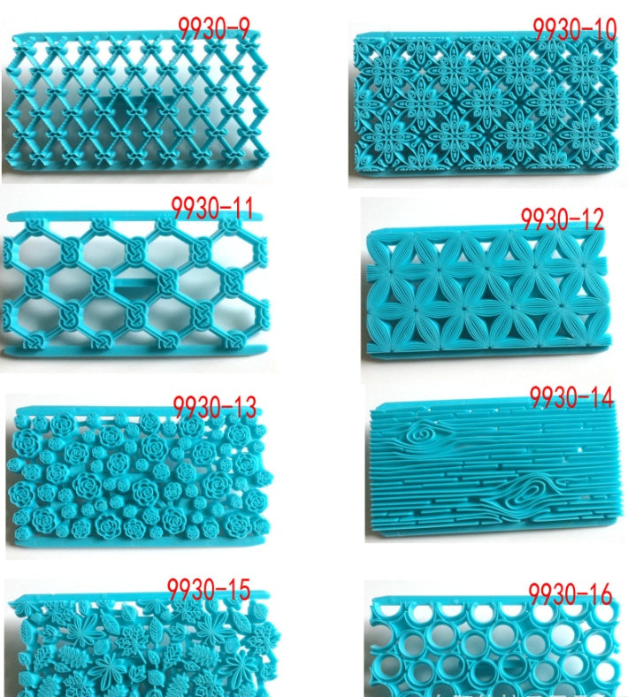 Baking Cake assorted designs screen mould