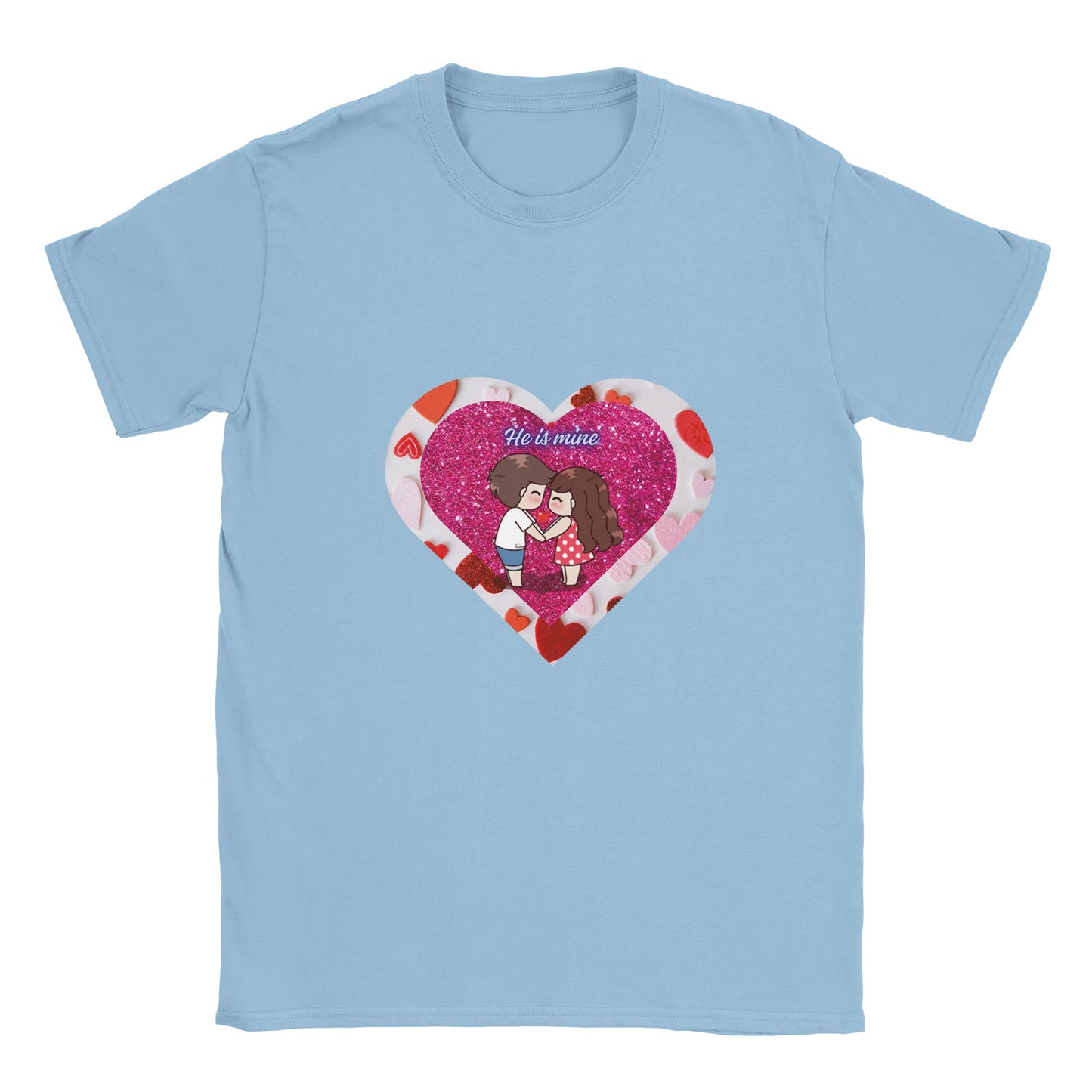 Classic ME Cute Couple Valentine Ladies T-shirt