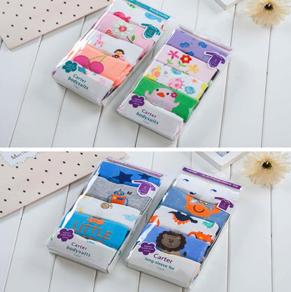 Baby romper long-sleeved triangle robe baby cotton clothes onepc baby children's clothing
