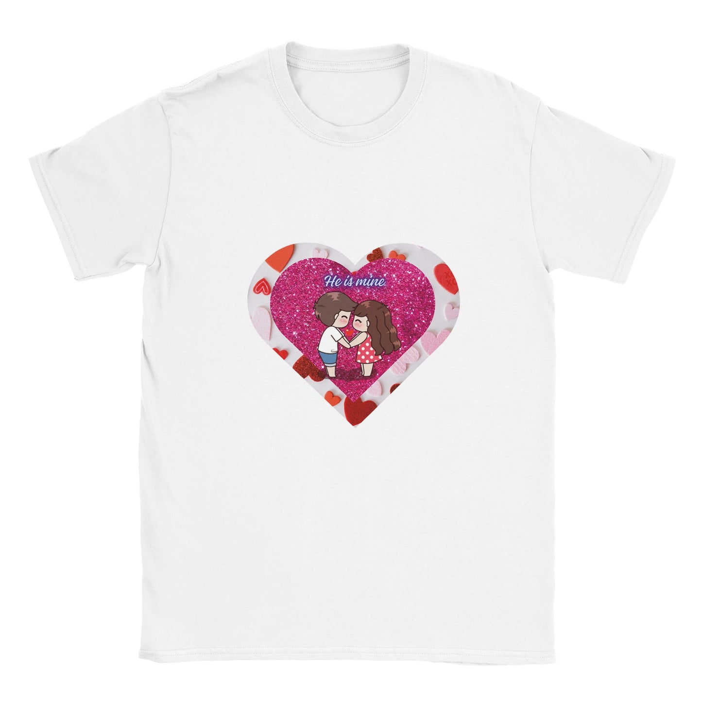 Classic ME Cute Couple Valentine Ladies T-shirt