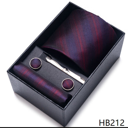 Men's Business Professional Tie Formal Jacquard Yarn-dyed