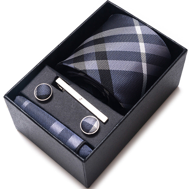 Men's Business Professional Tie Formal Jacquard Yarn-dyed