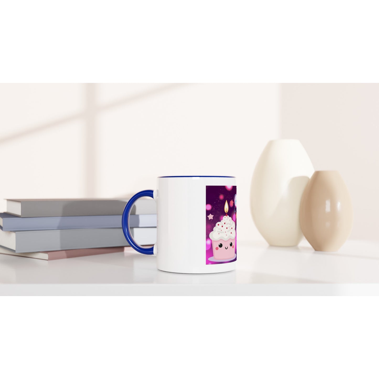 Birthday cupcake Unisex 11oz Ceramic Mug, coffee mug, mugs for gift
