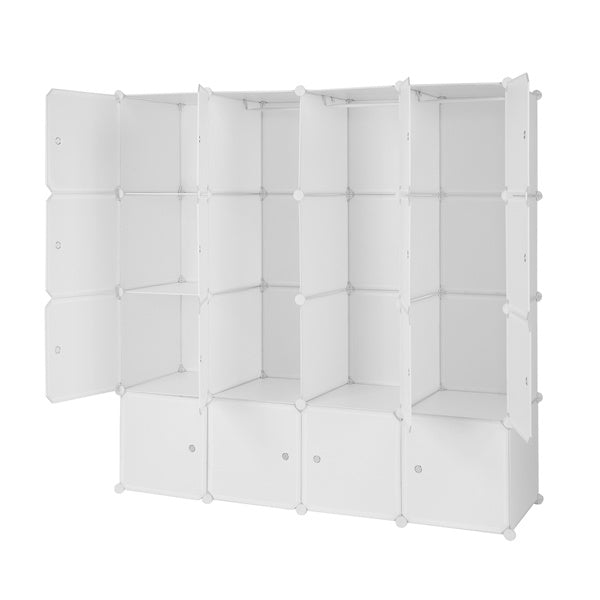 Home 16 Grid 4Level Cube Wardrobe