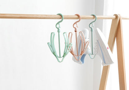 Home Hanger windproof Plain Shoe drying hooks