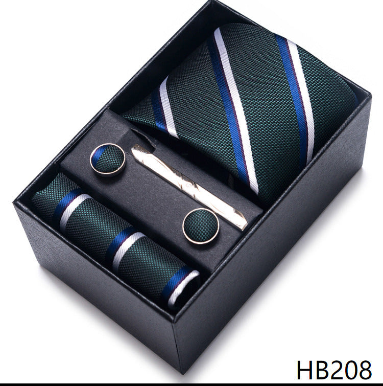 Men's Business Professional Tie Formal Jacquard Yarn-dyed