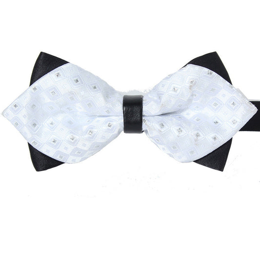 Men's Women modern knitted bow tie Polyester colorful new bow tie