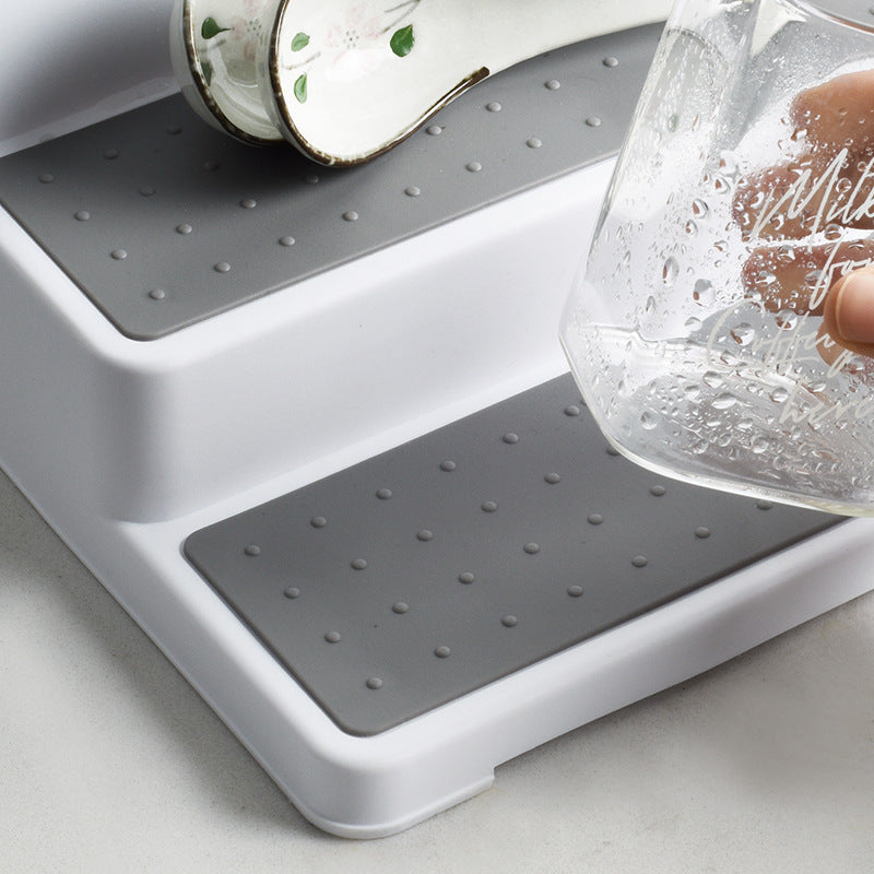 Kitchen Multi Functional Seasoning Rack For Double Layer Storage In Kitchen