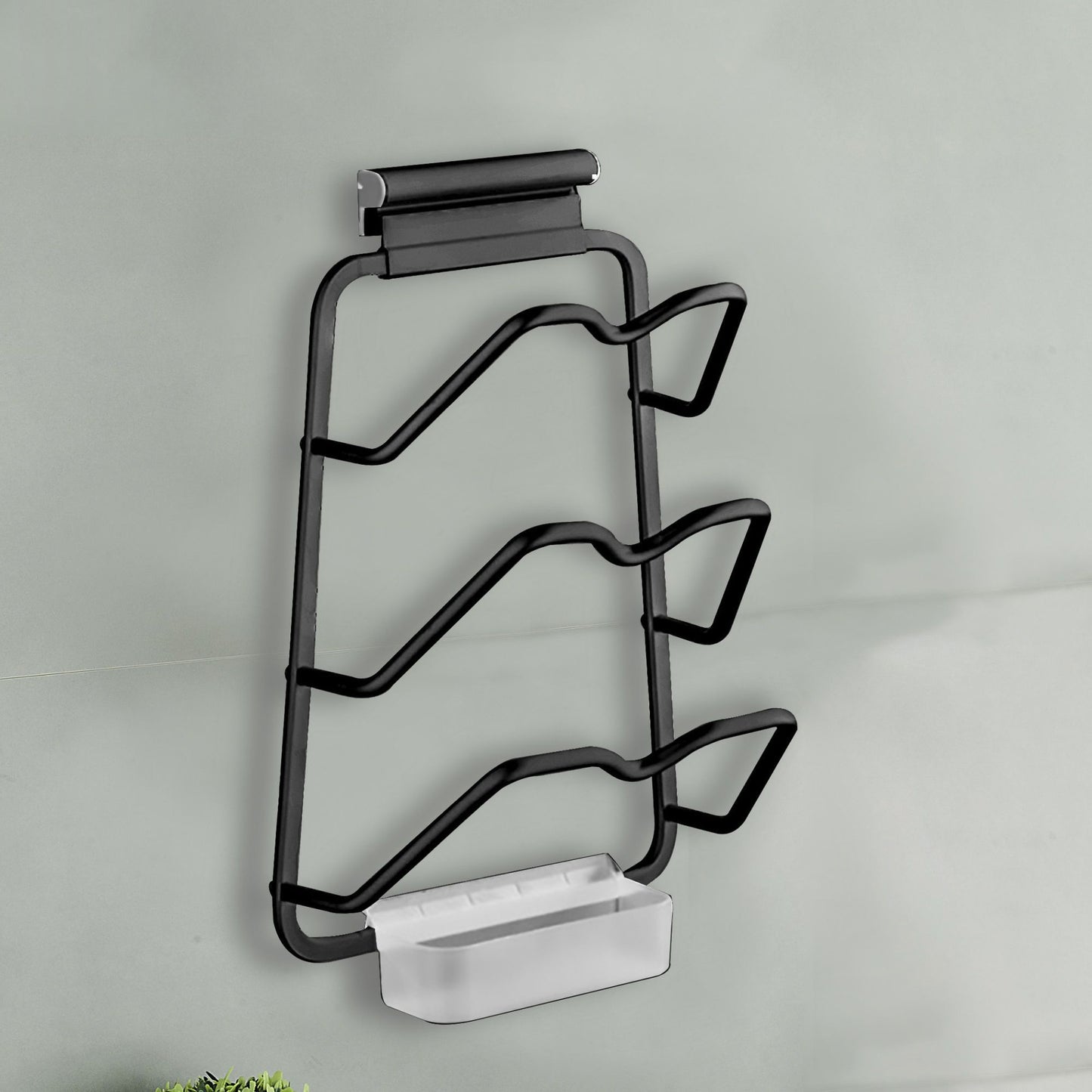 Pot Lid Rack Wall-mounted Alumimum