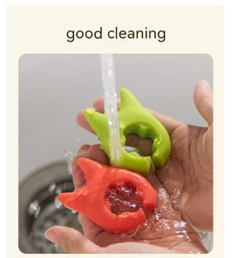 Kitchen Multifunctional Spatula Holder Silicone Anti-overflow Spoon Holder Cooking Pot Anti-scalding Clip Kitchen Gadgets