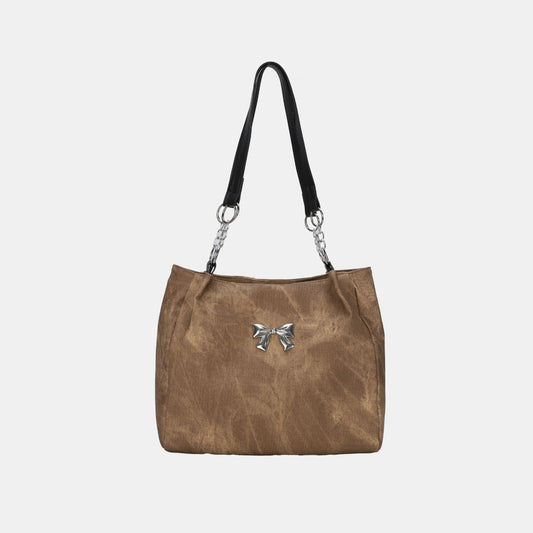Ladies Bag Bow Polyester Medium Tote Bag