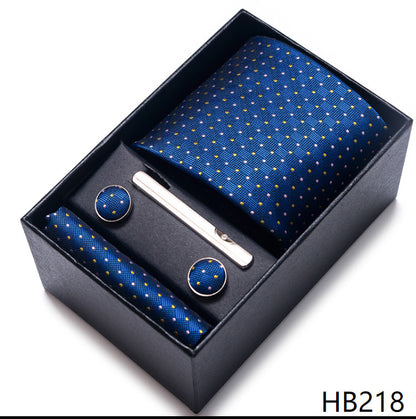 Men's Business Professional Tie Formal Jacquard Yarn-dyed