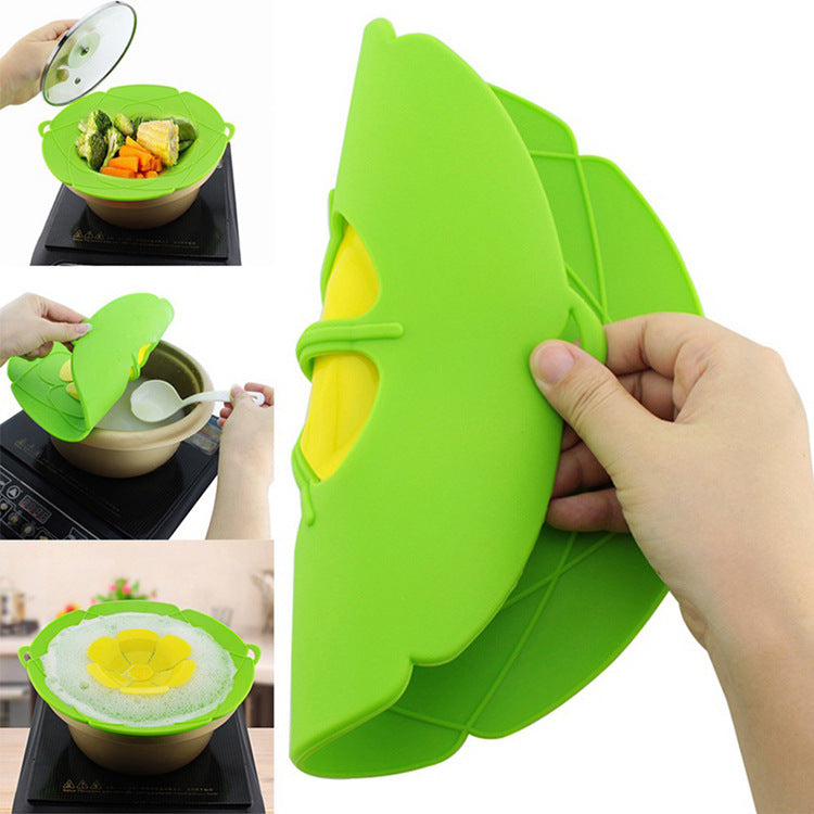 Kitchen Anti-spill boiling lid cover silicone Anti-overflow Lid