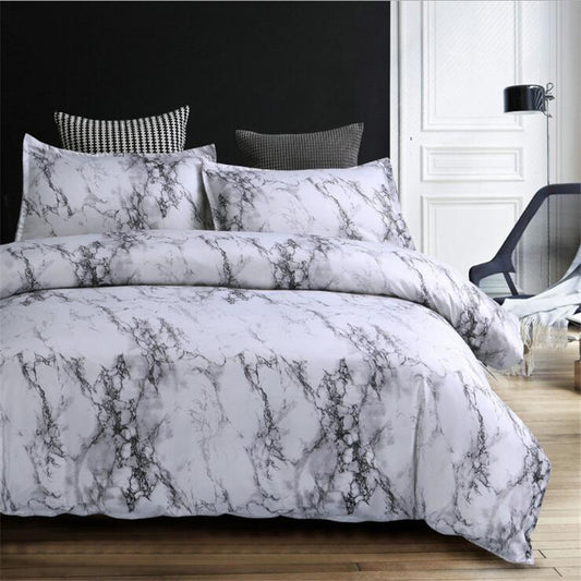 Pillowcase home textile bedding 3-piece marble