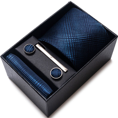 Men's Business Professional Tie Formal Jacquard Yarn-dyed
