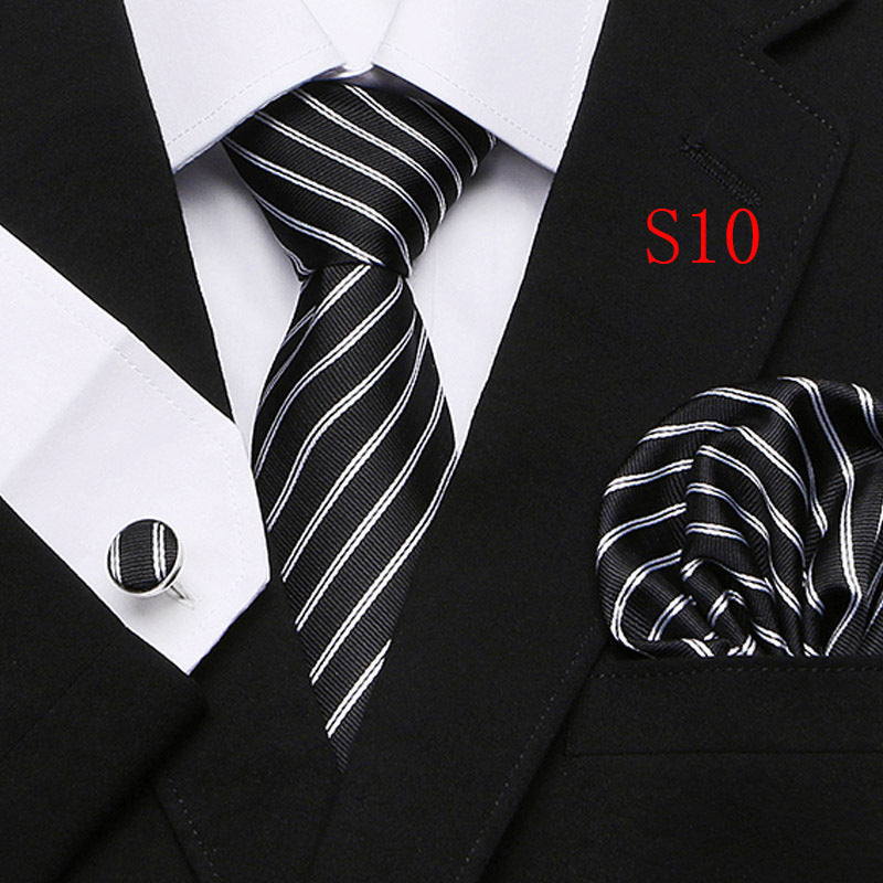 Men's Fashion Three-piece Tie set Assorted Designs Series European and American