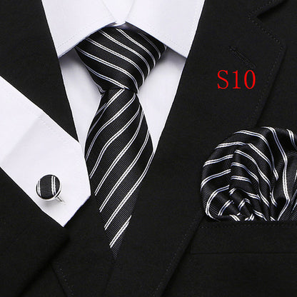 Men's Fashion Three-piece Tie set Assorted Designs Series European and American