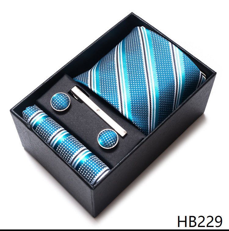 Men's Business Professional Tie Formal Jacquard Yarn-dyed
