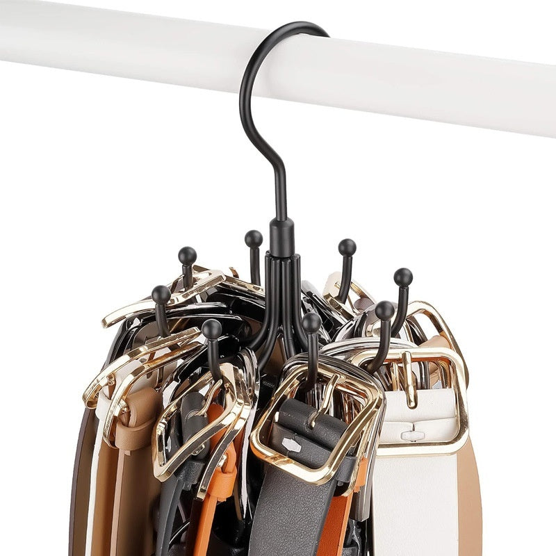 Home Clothing Store Multi-functional Storage Metal Hook Hangers for Belts Ties