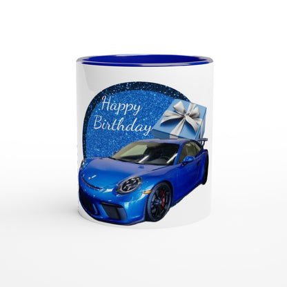 Happy Birthday Mug - Blue