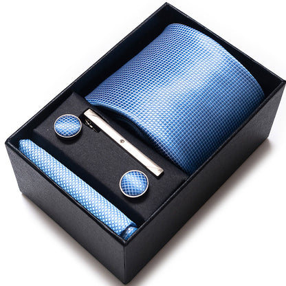 Men's Business Professional Tie Formal Jacquard Yarn-dyed