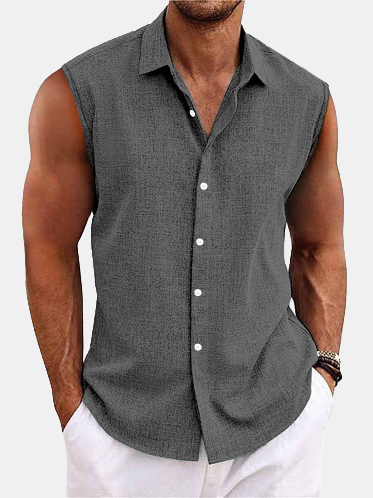 Beach Sleeveless Shirt