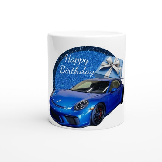 Happy Birthday Mug - White