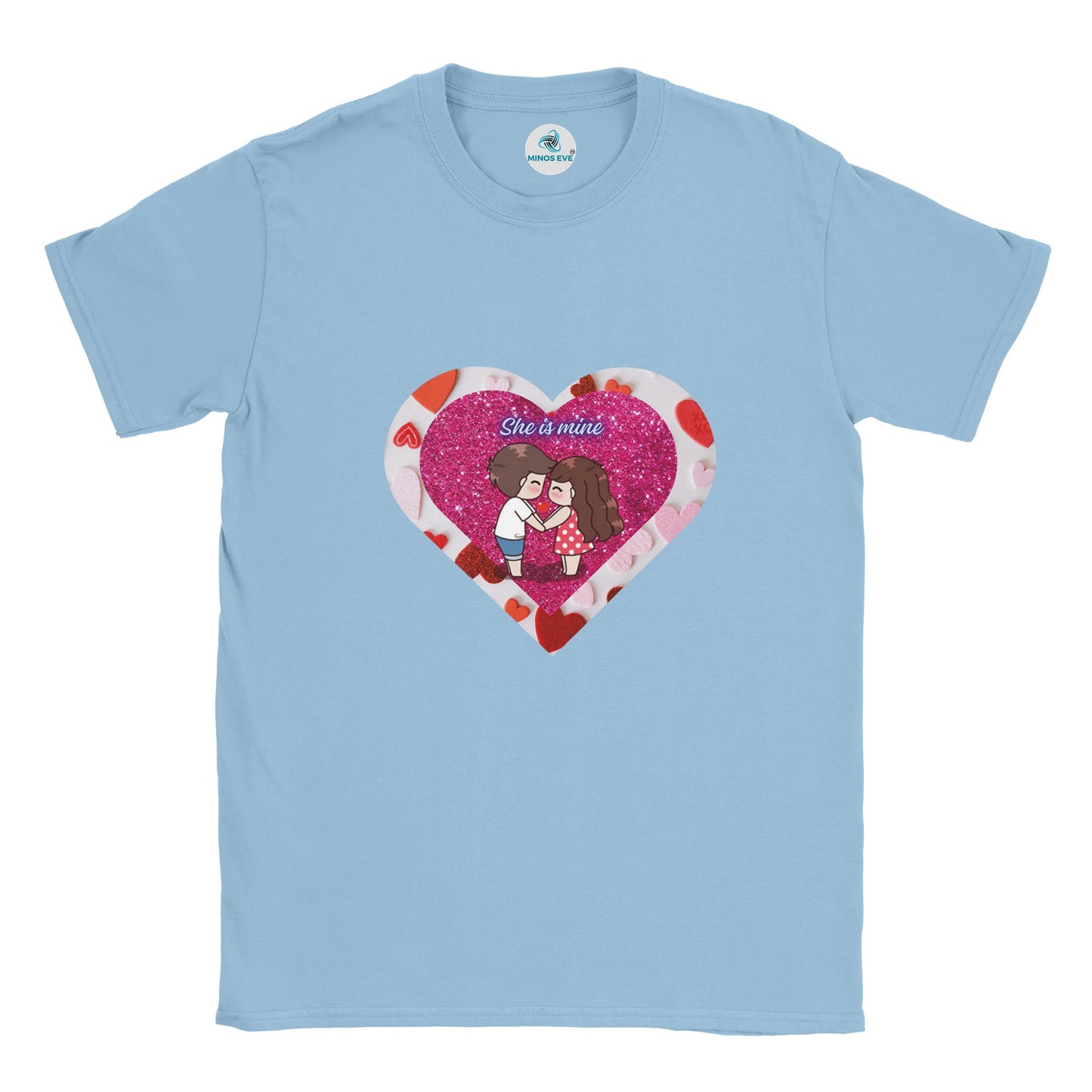 Classic ME Cute Couple Valentine Men T-shirt