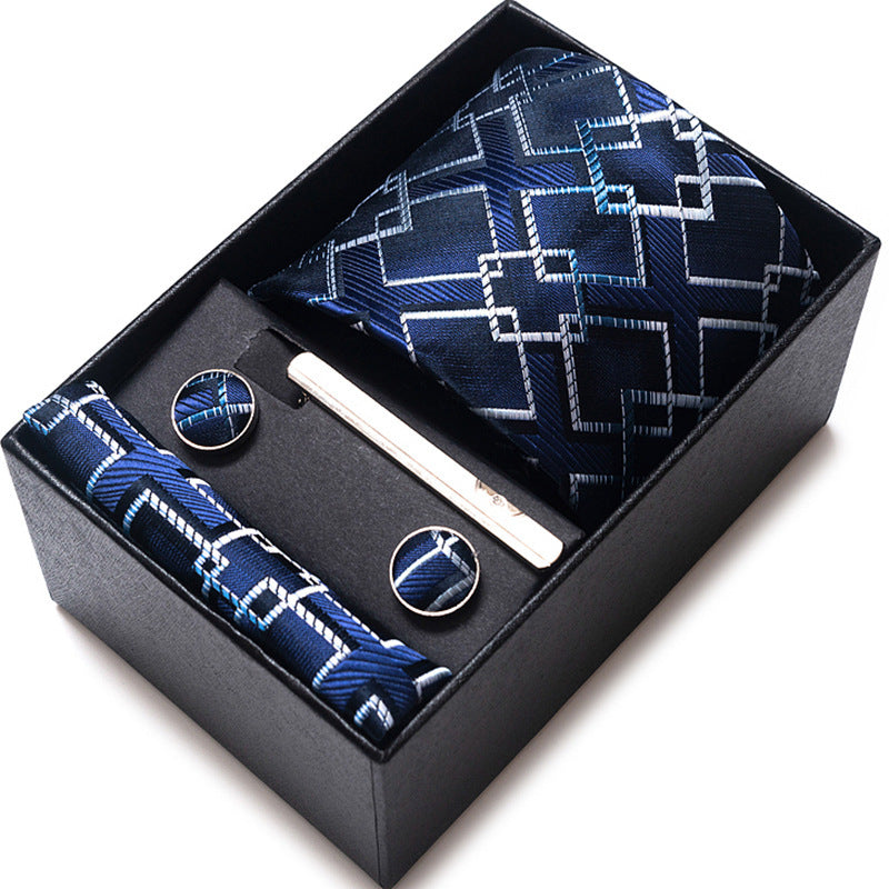 Men's Business Professional Tie Formal Jacquard Yarn-dyed