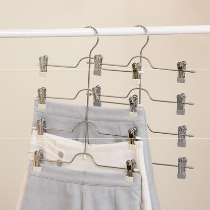 Home multi-layer skirt clip pants rack pants clip hanger
