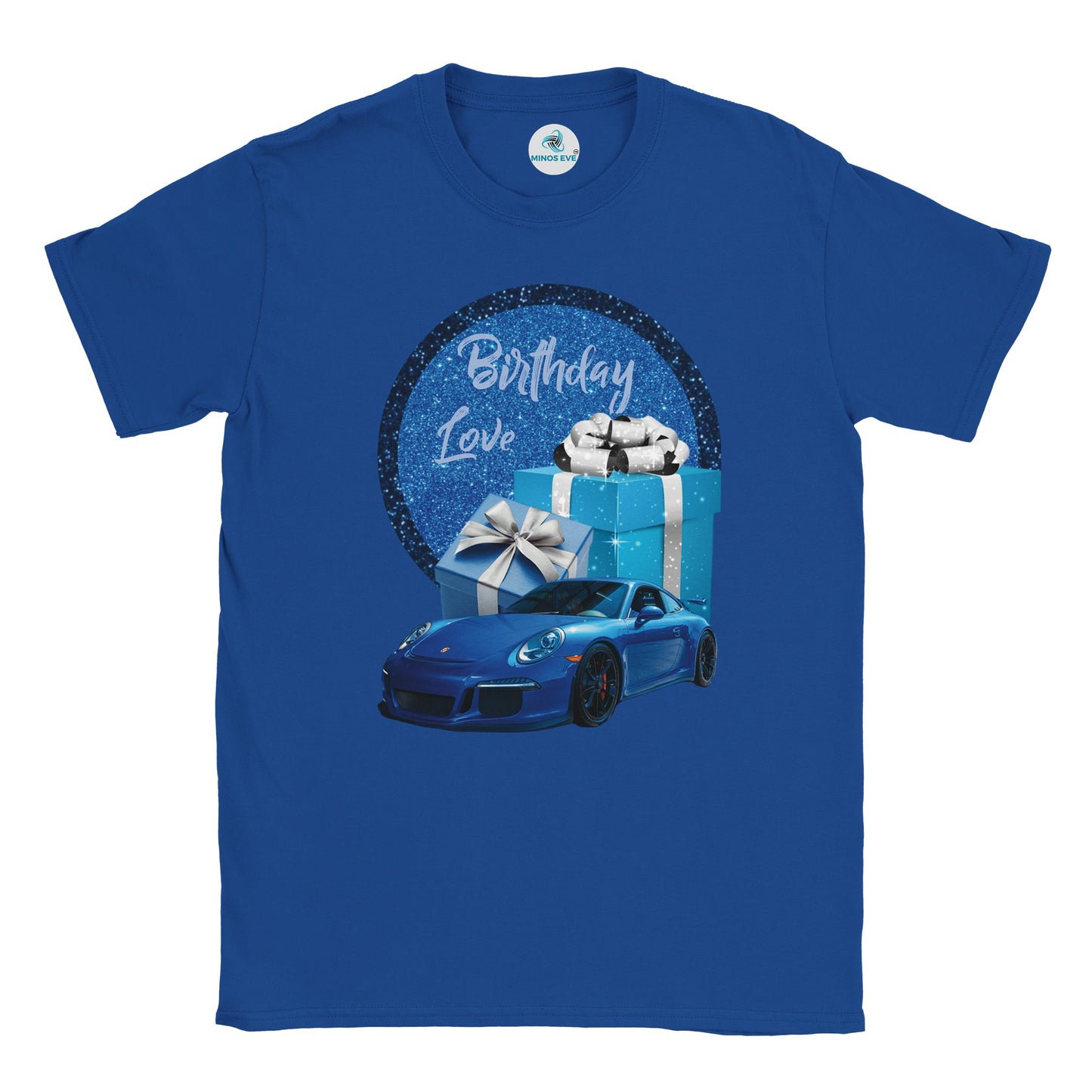 Classic ME Birthday Car and Cake T-shirt, Unisex, Men T-shirt