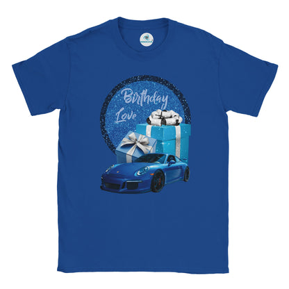 Classic ME Birthday Car and Cake T-shirt, Unisex, Men T-shirt