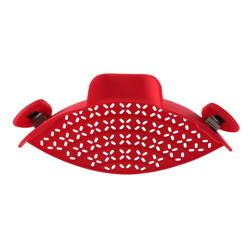 Kitchen Gadgets Silicone Pot Side Strainer