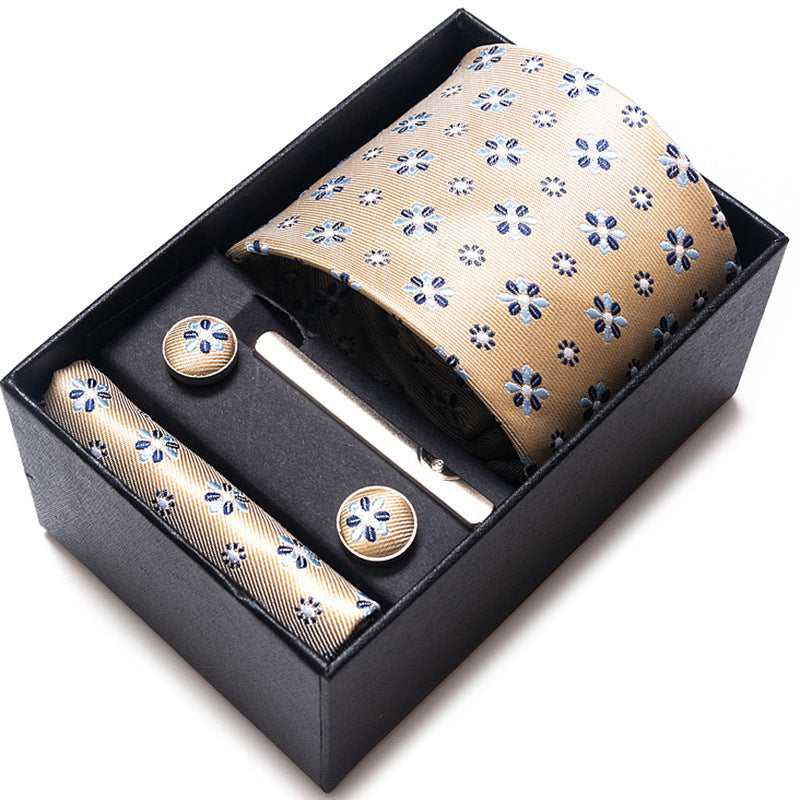 Men's Business Professional Tie Formal Jacquard Yarn-dyed