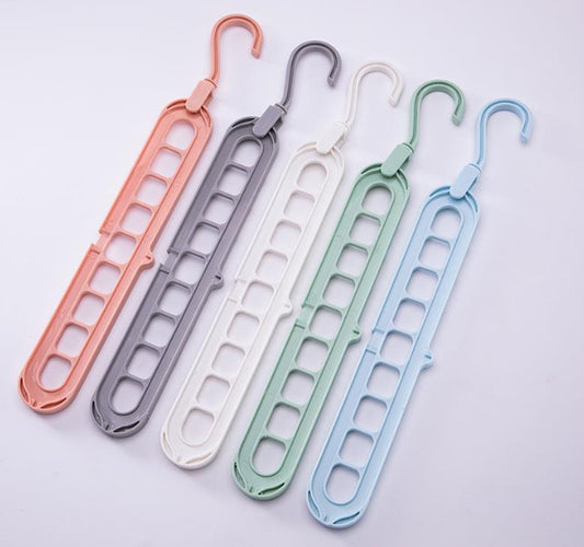 Home 9-hole Clothes Hanger Organizer Space Saving Hanger