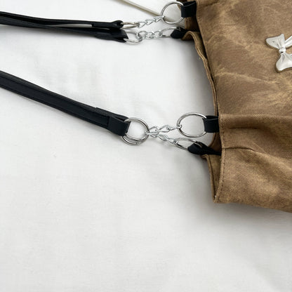 Ladies Bag Bow Polyester Medium Tote Bag