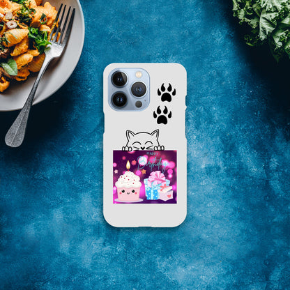 Birthday cupcake Mobile Slim casing Unisex iPhone