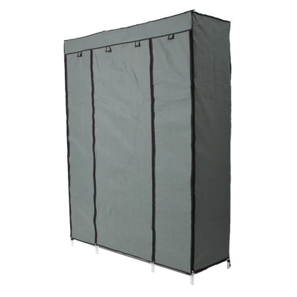 Home 5Layer Portable Closet Storage Organizer Wardrobe Clothes Rack With Shelves