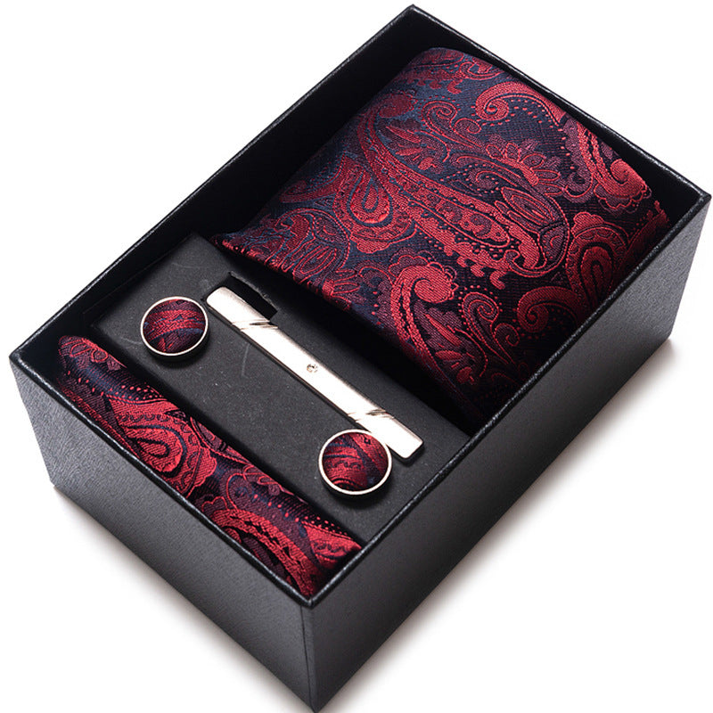 Men's Business Professional Tie Formal Jacquard Yarn-dyed