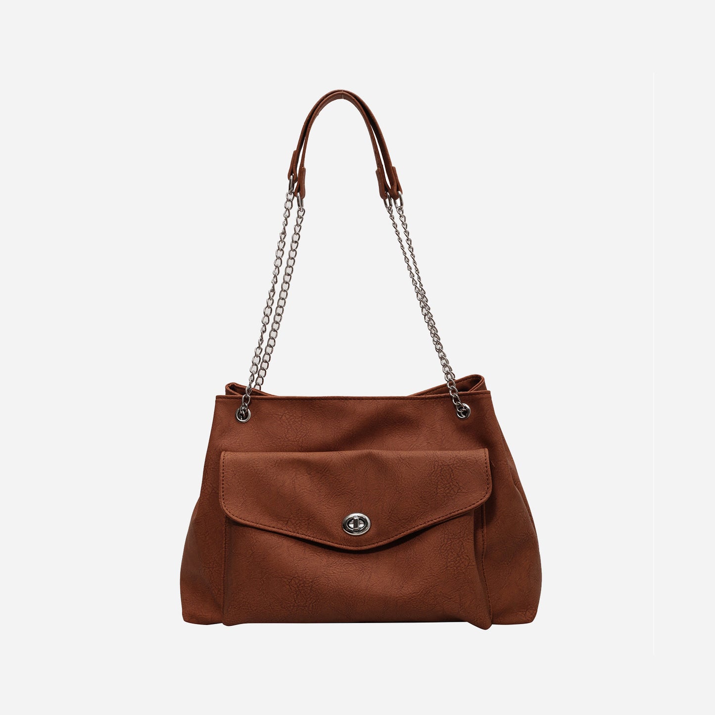 Ladies Bag PU Leather 2stripe Shoulder Bag