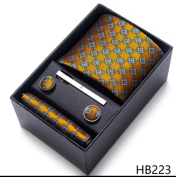 Men's Business Professional Tie Formal Jacquard Yarn-dyed