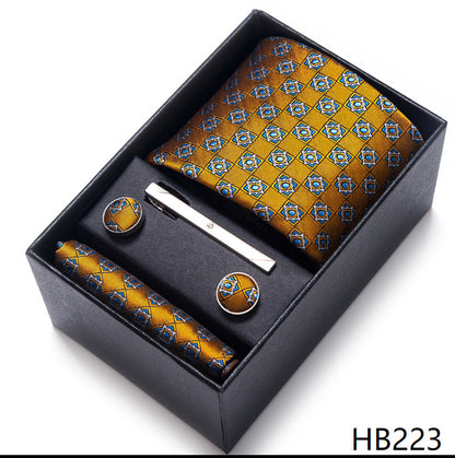 Men's Business Professional Tie Formal Jacquard Yarn-dyed