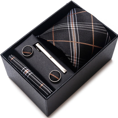 Men's Business Professional Tie Formal Jacquard Yarn-dyed