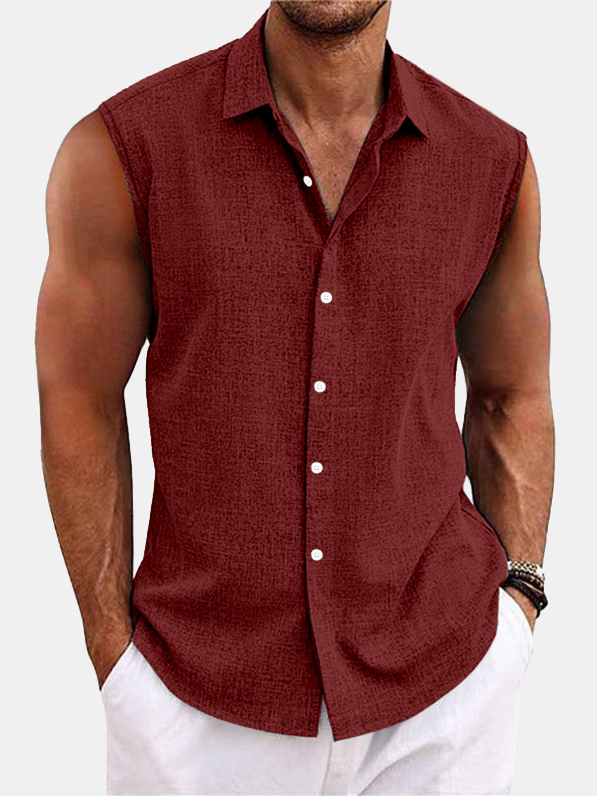 Beach Sleeveless Shirt