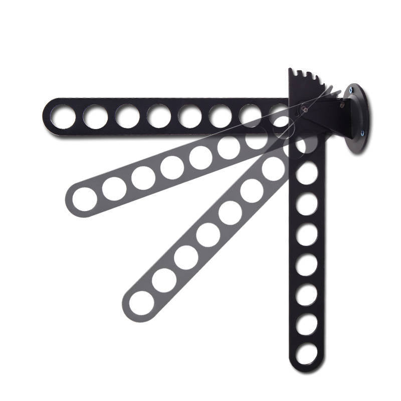 Home Folding Wardrobe Hanger Porous Wardrobe Clothes Rod Clothes Hook