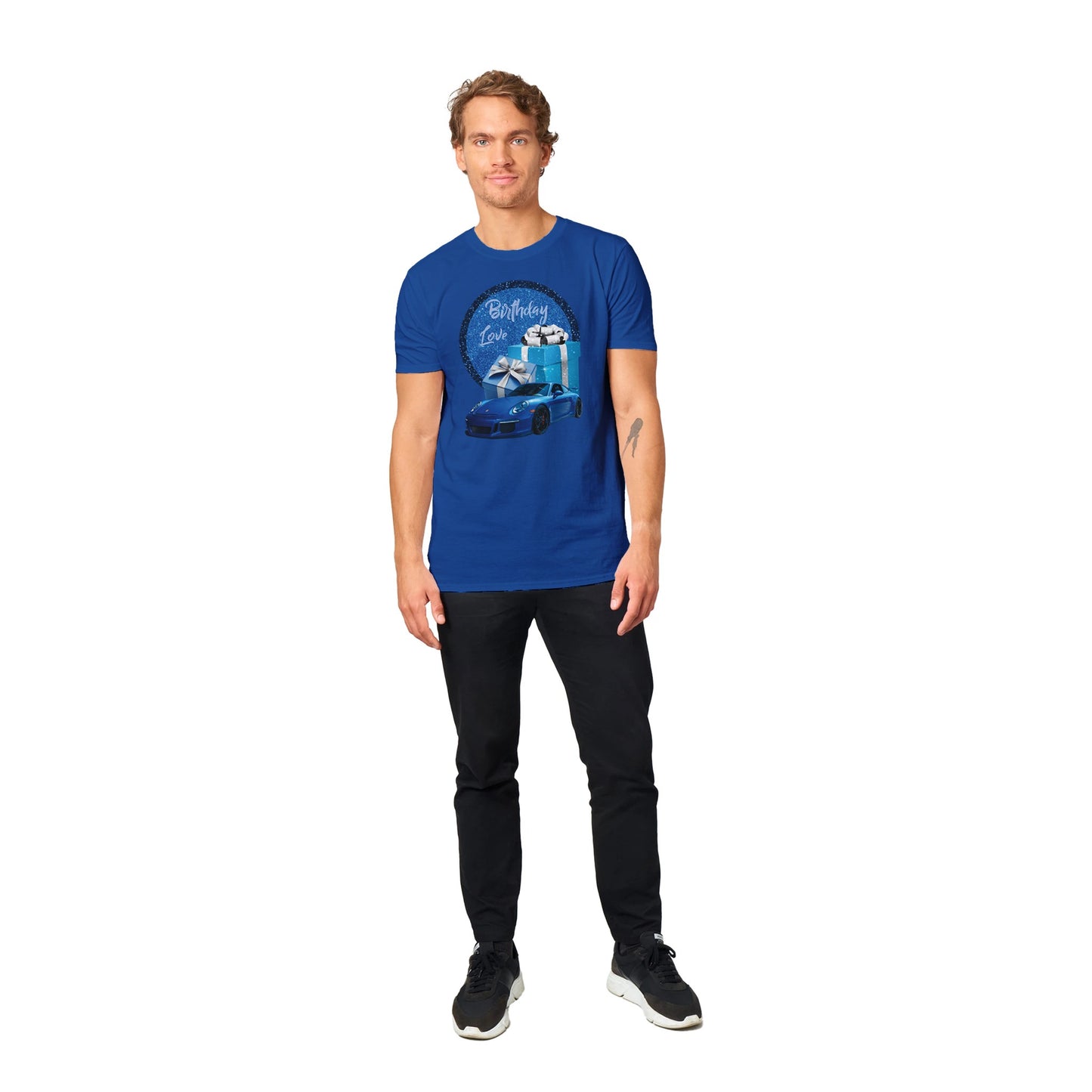 Classic ME Birthday Car and Cake T-shirt, Unisex, Men T-shirt