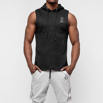 Men's Hooded vest sports vest