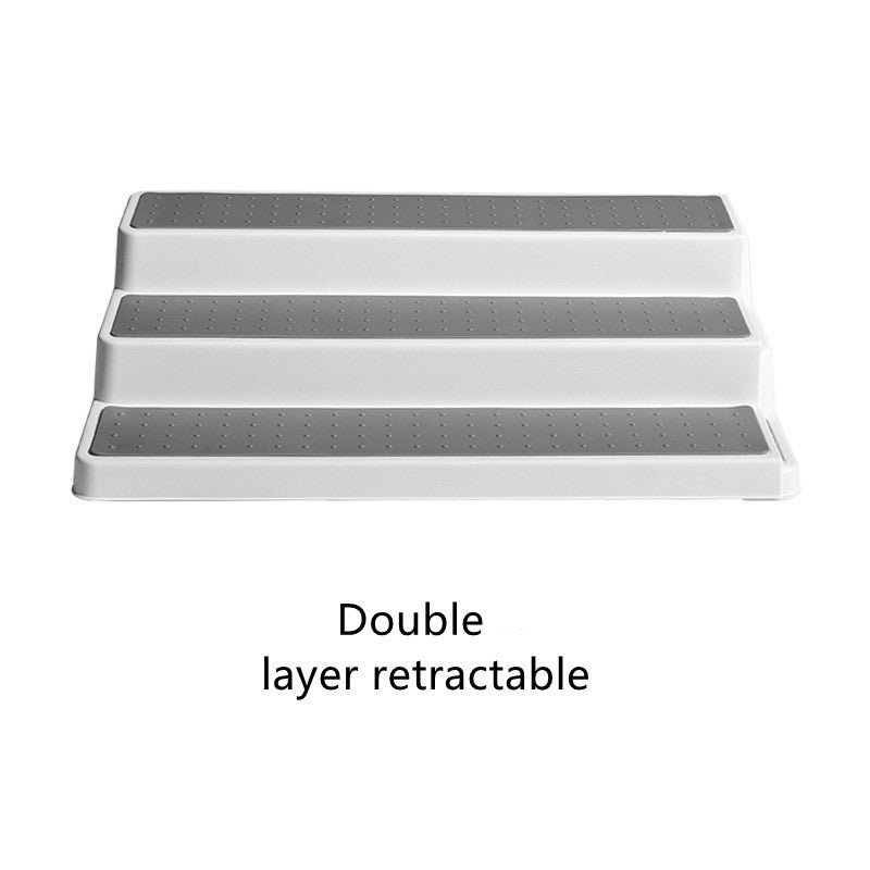 Kitchen Multi Functional Seasoning Rack For Double Layer Storage In Kitchen
