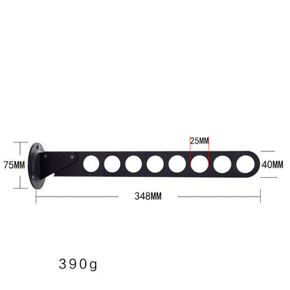 Home Folding Wardrobe Hanger Porous Wardrobe Clothes Rod Clothes Hook