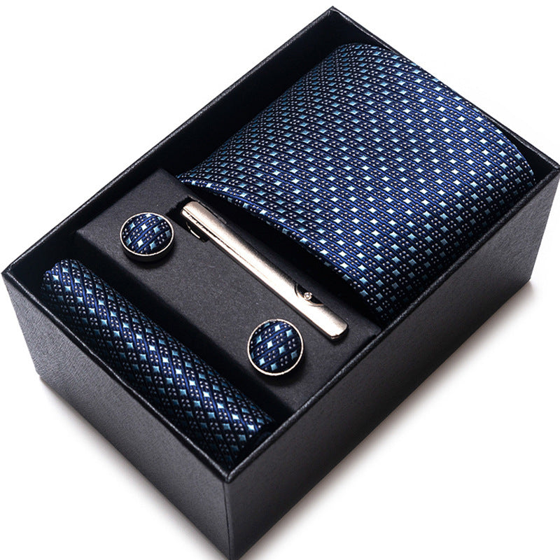 Men's Business Professional Tie Formal Jacquard Yarn-dyed